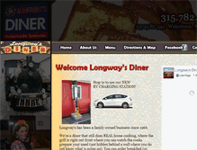 Tablet Screenshot of longwaysdiner.com